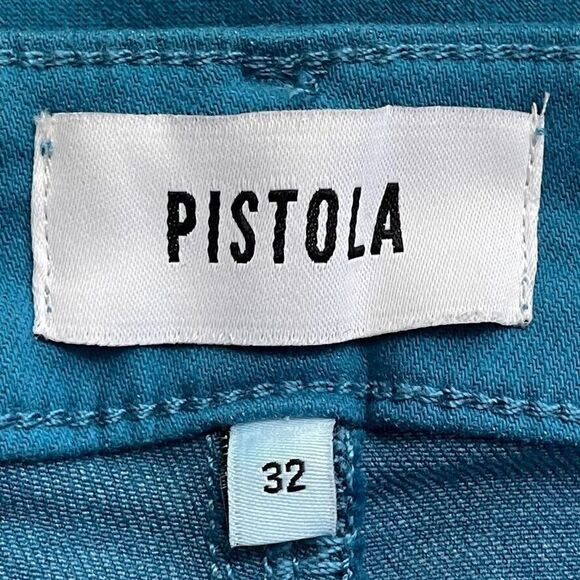 Pistola Jennifer Oslo Pants Womens 32 Belize Blue Slim Fit Ankle Jeans - Picture 10 of 16